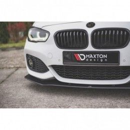 Maxton Racing Durability Front Splitter V.3 for BMW 1 F20 M-Pack Facelift / M140i Black, MAXTON DESIGN