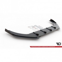 Maxton Racing Durability Front Splitter + Flaps Volkswagen Golf 8 GTI Black-Red + Gloss Flaps, MAXTON DESIGN