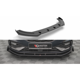 Maxton Street Pro Front Splitter + Flaps Seat Leon FR Mk4 Black + Gloss Flaps , MAXTON DESIGN
