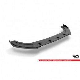 Maxton Street Pro Front Splitter + Flaps Seat Leon FR Mk4 Black + Gloss Flaps , MAXTON DESIGN