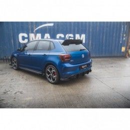 Maxton Racing Durability Rear Valance Volkswagen Polo GTI Mk6 Black, MAXTON DESIGN