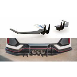 Maxton Racing Durability Rear Valance V.2 Honda Civic X Type R Black, MAXTON DESIGN