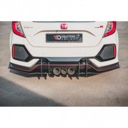 Maxton Racing Durability Rear Valance V.2 Honda Civic X Type R Black, MAXTON DESIGN