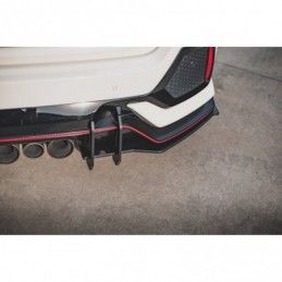 Maxton Racing Durability Rear Valance V.2 Honda Civic X Type R Black, MAXTON DESIGN