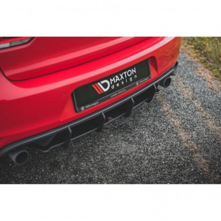 Maxton Racing Durability Rear Diffuser V.2 Volkswagen Golf GTI Mk6 Red, MAXTON DESIGN