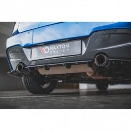 Maxton Racing Durability Rear Diffuser BMW M135i F20 Black-Red, MAXTON DESIGN