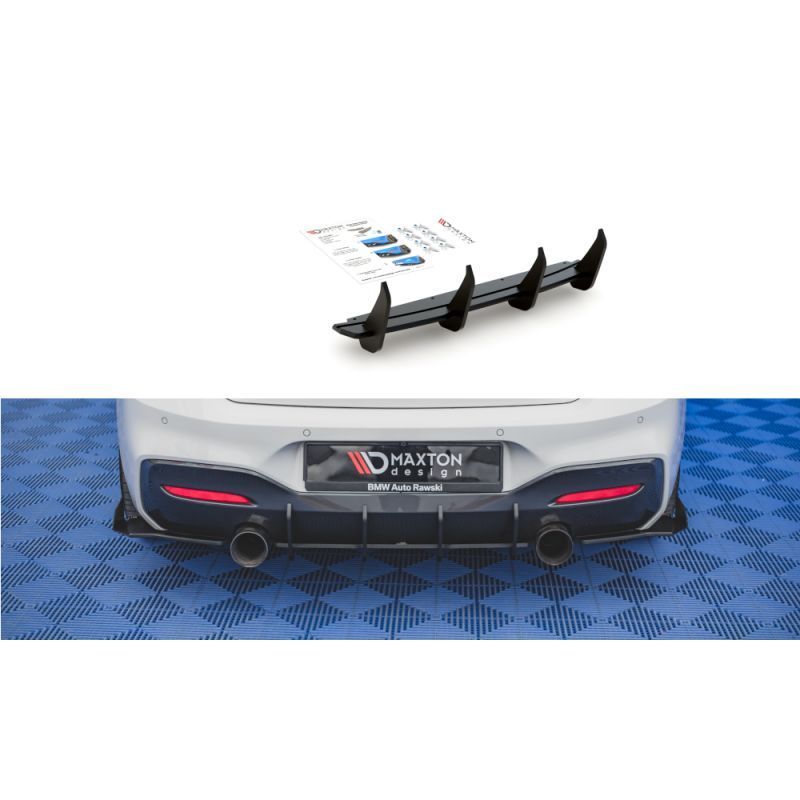 Maxton Racing Durability Rear Diffuser V.3 BMW M140i Black, MAXTON DESIGN