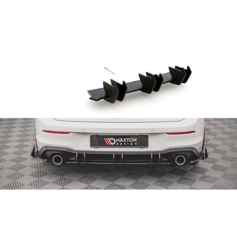 Maxton Racing Durability Rear Diffuser V.2 Volkswagen Golf 8 GTI Black, MAXTON DESIGN