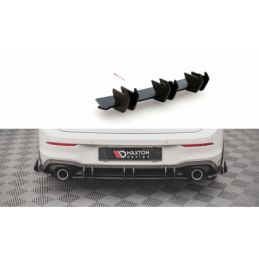 Maxton Racing Durability Rear Diffuser V.2 Volkswagen Golf 8 GTI Black-Red, MAXTON DESIGN