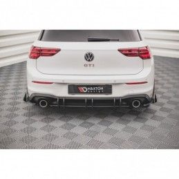 Maxton Racing Durability Rear Diffuser V.2 Volkswagen Golf 8 GTI Red, MAXTON DESIGN