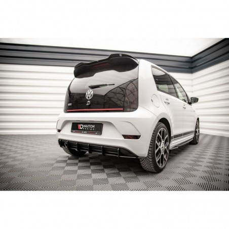Maxton Racing Durability Rear Diffuser Volkswagen Up GTI Black-Red, MAXTON DESIGN