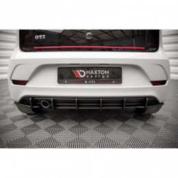 Maxton Racing Durability Rear Diffuser Volkswagen Up GTI Black-Red, MAXTON DESIGN