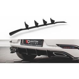 Maxton Street Pro Rear Diffuser Volkswagen Golf R-Line Mk 7 Facelift Black, MAXTON DESIGN