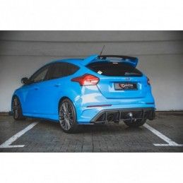 Maxton Racing Durability Rear Side Splitters Ford Focus RS Mk3 Black, MAXTON DESIGN