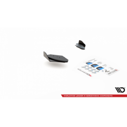 Maxton Racing Durability Rear Side Splitters + Flaps Volkswagen Golf GTI Mk6 Black + Gloss Flaps , MAXTON DESIGN