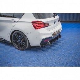 Maxton Racing Durability Rear Side Splitters V.2 for BMW 1 F20 M-Pack M140i Black, MAXTON DESIGN