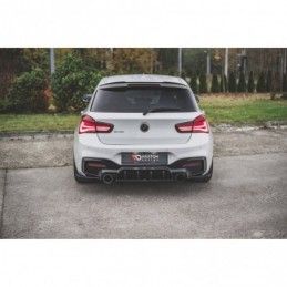 Maxton Racing Durability Rear Side Splitters V.3 for BMW 1 F20 M140i Black-Red, MAXTON DESIGN