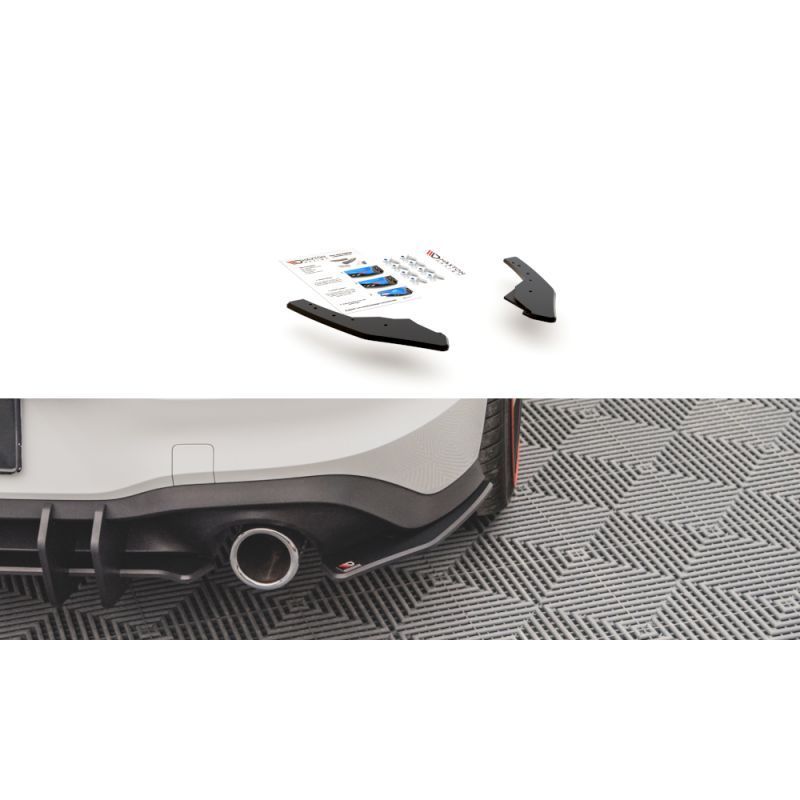 Maxton Racing Durability Rear Side Splitters Volkswagen Golf 8 GTI Black, MAXTON DESIGN