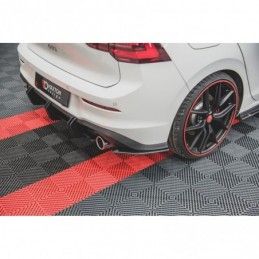 Maxton Racing Durability Rear Side Splitters Volkswagen Golf 8 GTI Black, MAXTON DESIGN