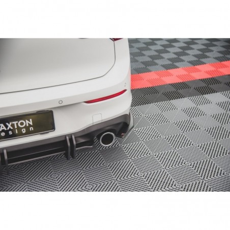 Maxton Racing Durability Rear Side Splitters Volkswagen Golf 8 GTI Black-Red, MAXTON DESIGN