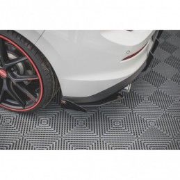 Maxton Racing Durability Rear Side Splitters + Flaps Volkswagen Golf 8 GTI Black + Gloss Flaps , MAXTON DESIGN