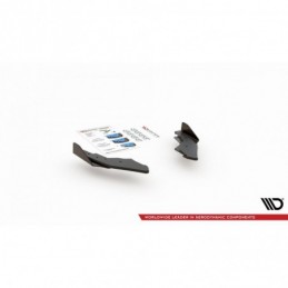 Maxton Racing Durability Rear Side Splitters + Flaps Volkswagen Golf 8 GTI Black-Red + Gloss Flaps, MAXTON DESIGN