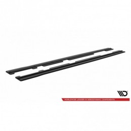 Maxton Racing Durability Side Skirts Diffusers Ford Fiesta Mk8 ST / ST-Line Black-Red, MAXTON DESIGN