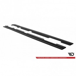 Maxton Racing Durability Side Skirts Diffusers Ford Fiesta Mk8 ST / ST-Line Black-Red, MAXTON DESIGN