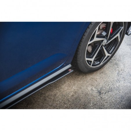 Maxton Racing Durability Side Skirts Diffusers Volkswagen Polo GTI Mk6 Black, MAXTON DESIGN