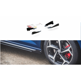 tuning Side Flaps Volkswagen Polo GTI Mk6 Gloss Flaps