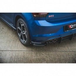 Maxton Racing Durability Rear Valance + Flaps Volkswagen Polo GTI Mk6 Black + Gloss Flaps , MAXTON DESIGN