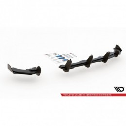 Maxton Racing Durability Rear Valance + Flaps Volkswagen Polo GTI Mk6 Black-Red + Gloss Flaps, MAXTON DESIGN