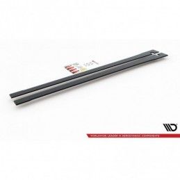 Maxton Racing Durability Side Skirts Diffusers V.2 Honda Civic X Type-R Black, MAXTON DESIGN