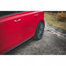 Maxton Racing Durability Side Skirts Diffusers Volkswagen Golf GTI Mk6 Black, MAXTON DESIGN