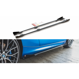 tuning Racing Durability Side Skirts Diffusers + Flaps BMW 1 F21 M135i / M140i / M-Pack Black +