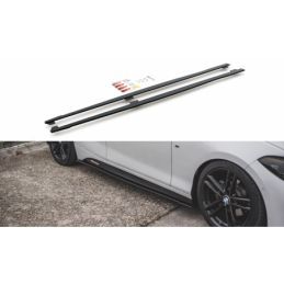 Maxton Racing Durability Side Skirts Diffusers V.2 BMW 1 F20 M135i / M140i / M-Pack Black, MAXTON DESIGN