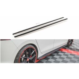 Maxton Racing Durability Side Skirts Diffusers Volkswagen Golf 8 GTI / GTI Clubsport Black, MAXTON DESIGN