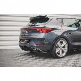 Maxton Racing Durability Rear Valance + Flaps Seat Leon FR Hatchback Mk4 Black + Gloss Flaps , MAXTON DESIGN