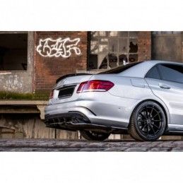 Maxton Spoiler Cap Mercedes-Benz E63 AMG / AMG-Line Sedan W212 Facelift Gloss Black, MAXTON DESIGN