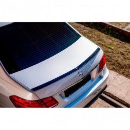 Maxton Spoiler Cap Mercedes-Benz E63 AMG / AMG-Line Sedan W212 Facelift Gloss Black, MAXTON DESIGN