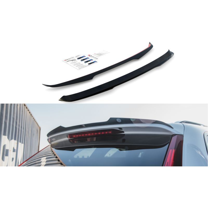 Maxton Spoiler Cap Volvo XC60 Mk2 R-Design Gloss Black, MAXTON DESIGN