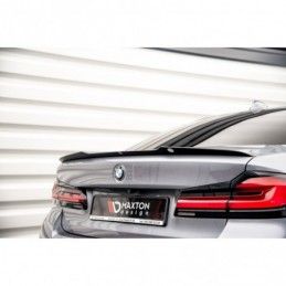 Maxton Spoiler Cap BMW 5 G30 Facelift M-Pack Gloss Black, MAXTON DESIGN