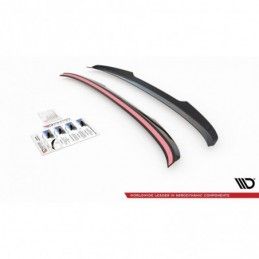 Maxton Spoiler Cap BMW 5 G30 Facelift M-Pack Gloss Black, MAXTON DESIGN