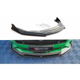 Maxton Front Splitter V.2 + Flaps Ford Mustang GT Mk6 Facelift Gloss Black, MAXTON DESIGN