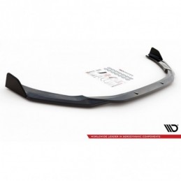 Maxton Front Splitter V.1 + Flaps Audi RS5 F5 Facelift Gloss Black, MAXTON DESIGN