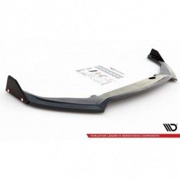 Maxton Front Splitter V.3 + Flaps Toyota GR Yaris Mk4 Gloss Black, MAXTON DESIGN