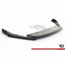 Maxton Front Splitter V.2 + Flaps Skoda Octavia RS Mk4 Gloss Black, MAXTON DESIGN