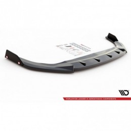 Maxton Front Splitter V.3 + Flaps Volkswagen Golf 8 GTI Gloss Black, MAXTON DESIGN