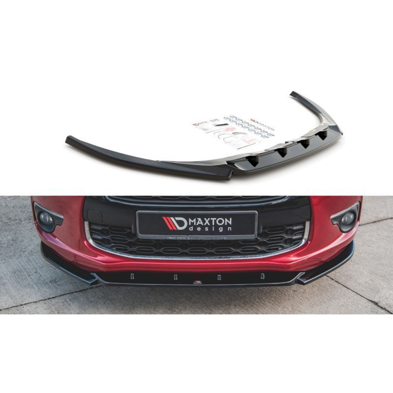 Maxton Front Splitter Citroen DS4 Gloss Black, MAXTON DESIGN