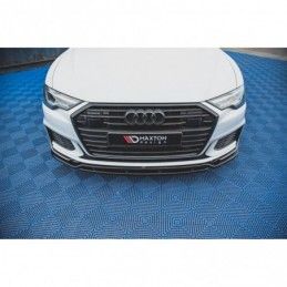 Maxton Front Splitter V.3 Audi A6 S-Line / S6 C8 Gloss Black, MAXTON DESIGN